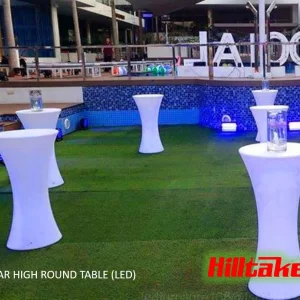 High Bar Table - RGB LED - Remote